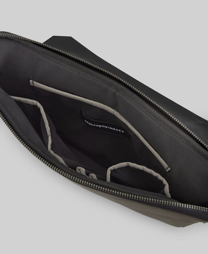 Adolfo dominguez Funda portátil bicolor solapa hombre Oferta exclusiva