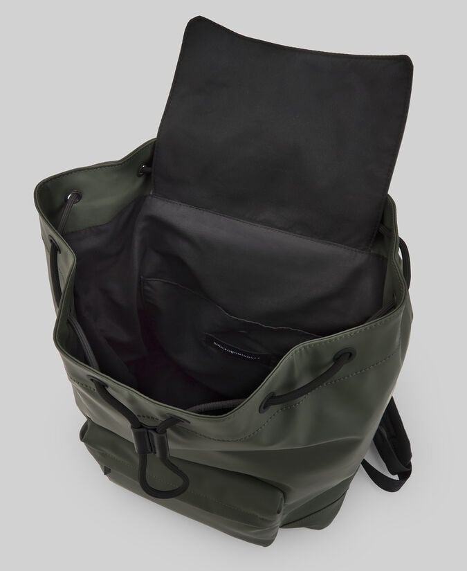 Adolfo dominguez Mochila saco poliéster reciclado hombre Ofertas de temporada