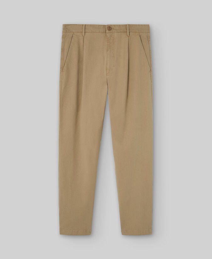 Adolfo dominguez Pantalón chino sarga de algodón hombre Rebajas