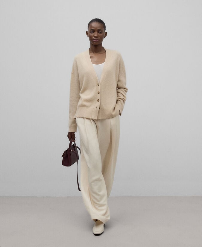 Adolfo dominguez Cárdigan amplio cashmere mujer Mejor oferta