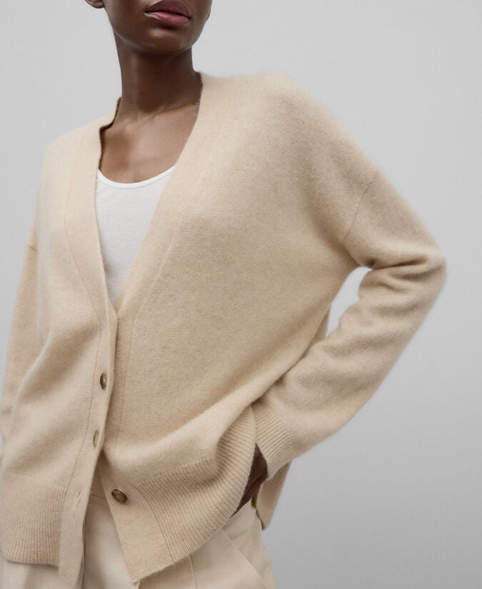 Adolfo dominguez Cárdigan amplio cashmere mujer Mejor oferta