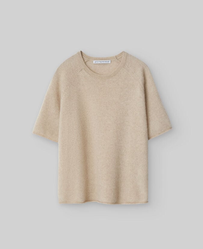 Adolfo dominguez Jersey manga corta cashmere mujer Envío gratis