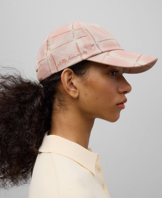 Adolfo dominguez Gorra rosa estampada mujer Descuentos del mes