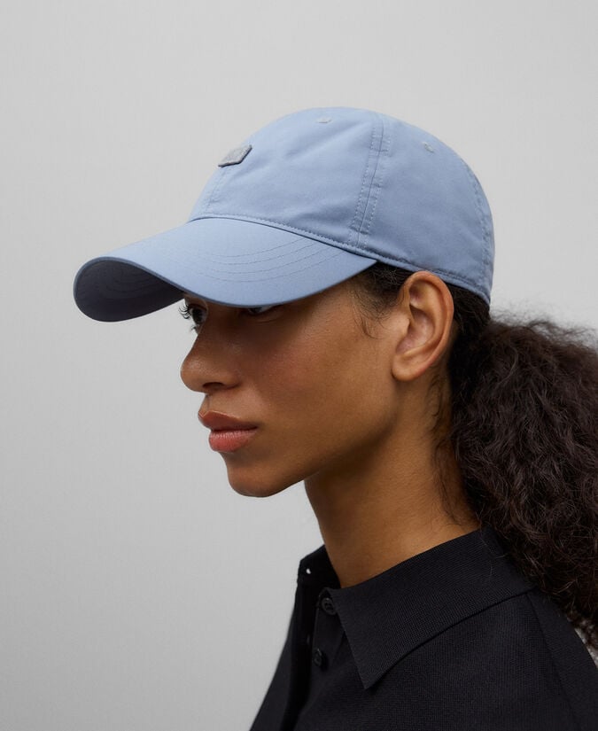 Adolfo dominguez Gorra parche logotipado azul mujer Oferta exclusiva