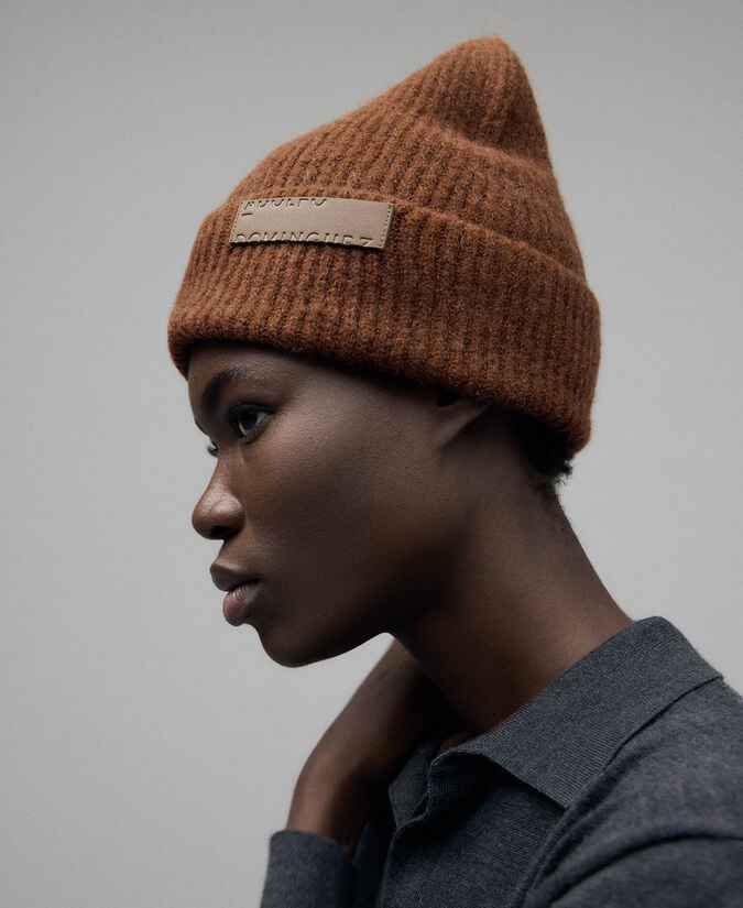 Adolfo dominguez Beanie mezcla mohair mujer Ofertas especiales