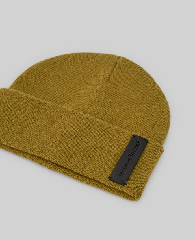 Adolfo dominguez Beanie algodón logo hombre Mejor oferta