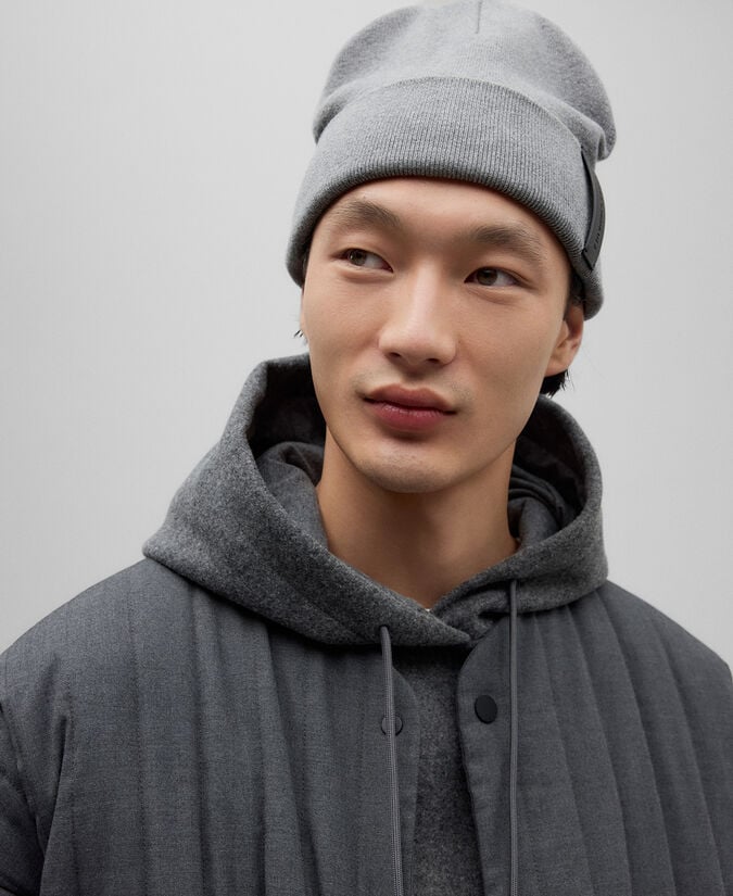 Adolfo dominguez Beanie algodón logo hombre Rebajas top