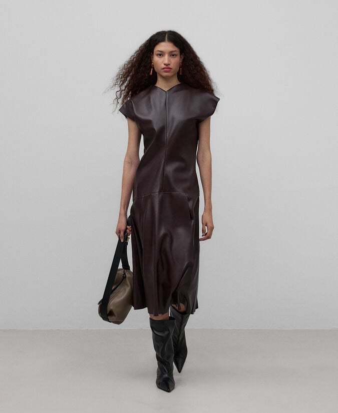 Adolfo dominguez Vestido midi Piel No Piel mujer