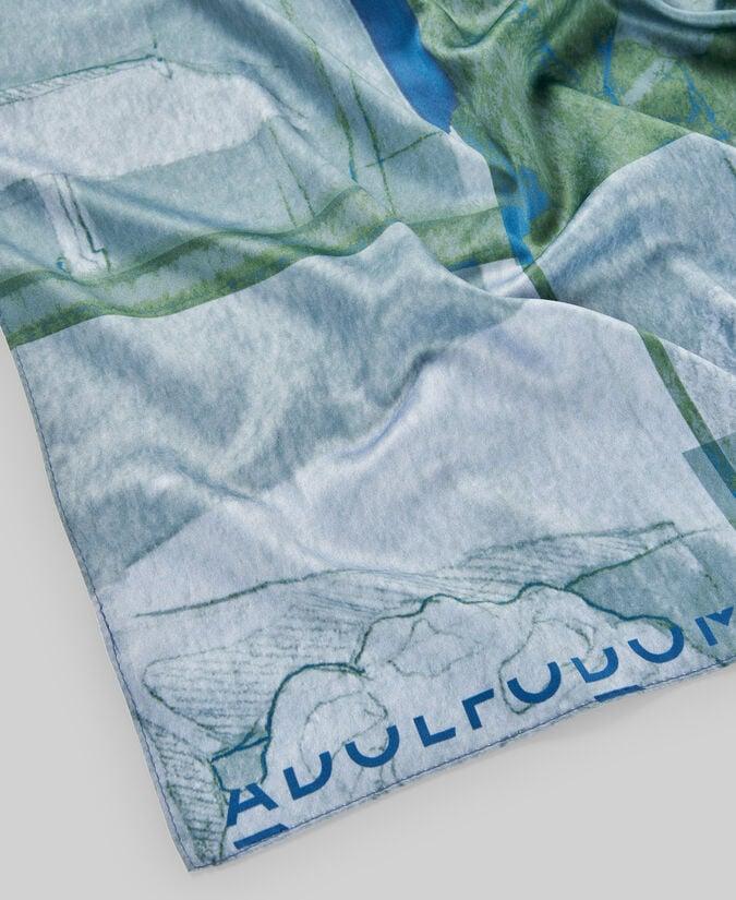 Adolfo dominguez Pañuelo mediano estampado mujer Ofertas de temporada