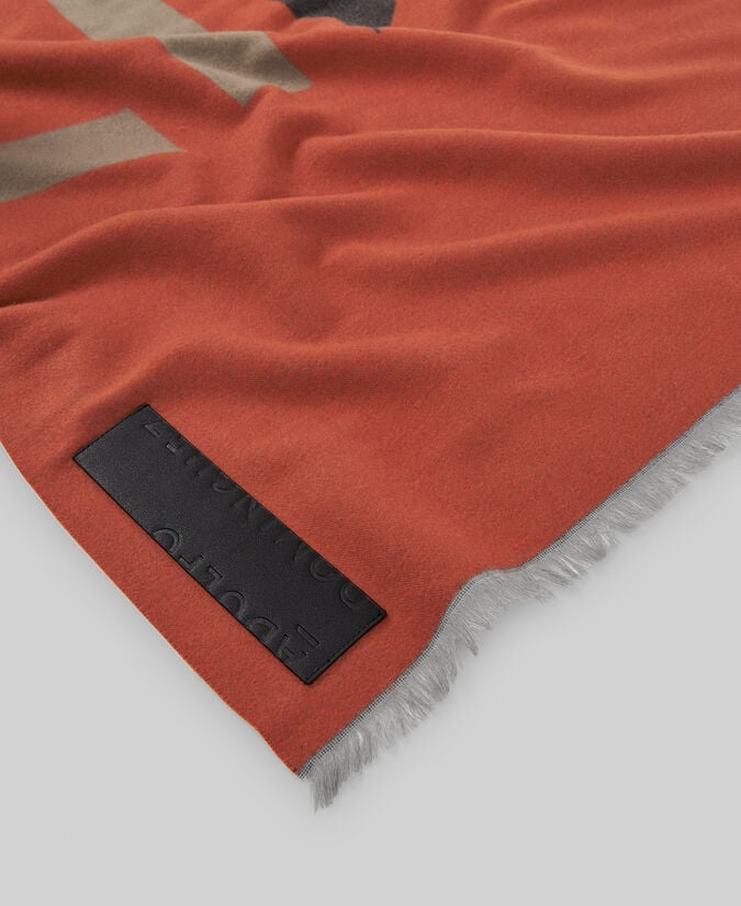 Adolfo dominguez Bufanda jacquard maxi logo mujer En línea