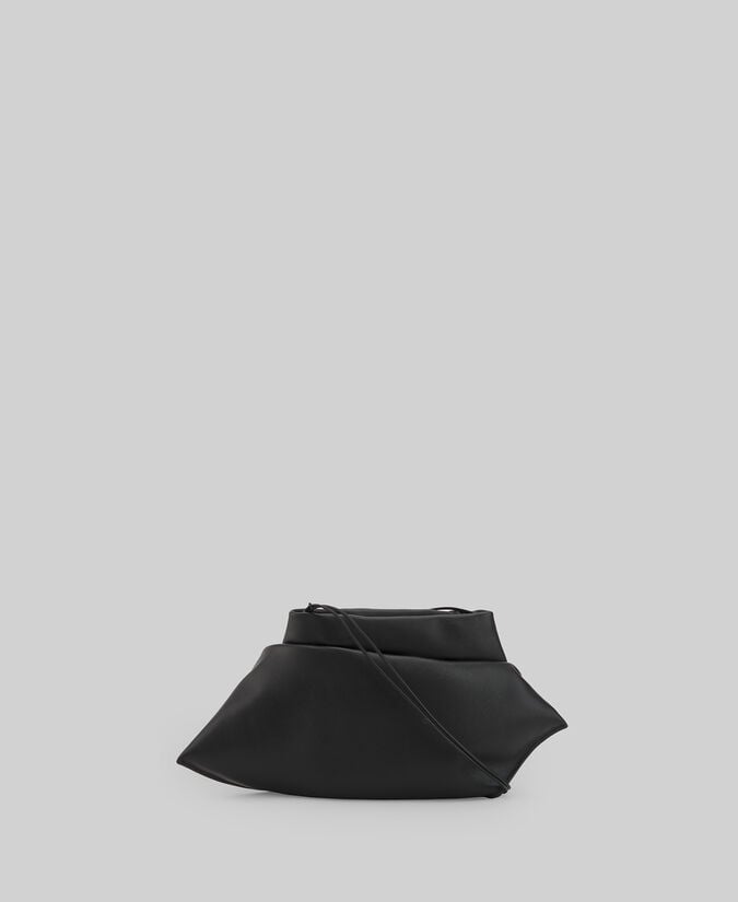 Adolfo dominguez Clutch asimétrico acolchado piel mujer