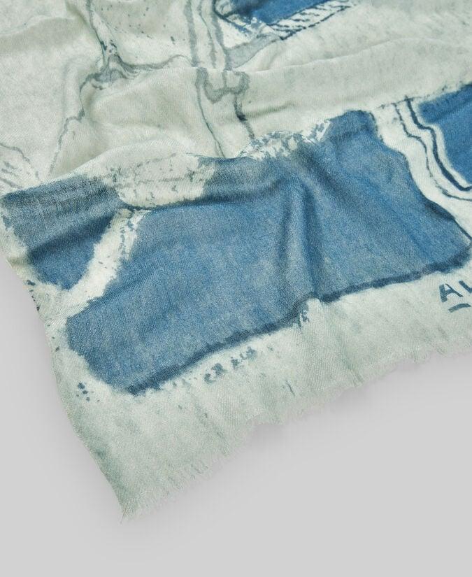 Adolfo dominguez Chal mezcla lana merino estampado mujer Ofertas especiales