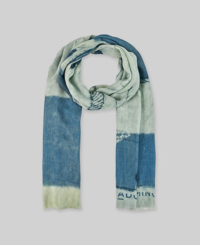 Adolfo dominguez Chal mezcla lana merino estampado mujer Ofertas especiales