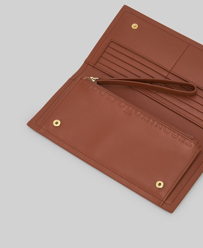 Adolfo dominguez Cartera grande estampada piel mujer Outlet