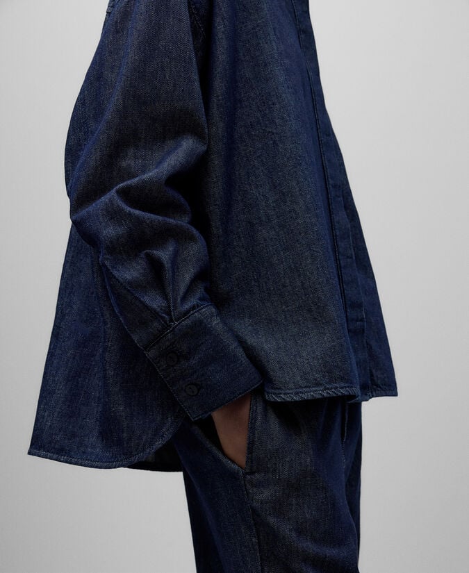 Adolfo dominguez Camisa oversize denim algodón mujer Precio de fábrica