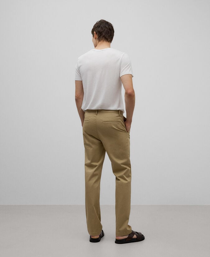 Adolfo dominguez Pantalón chino twill de algodón hombre Rebajas de fin de temporada