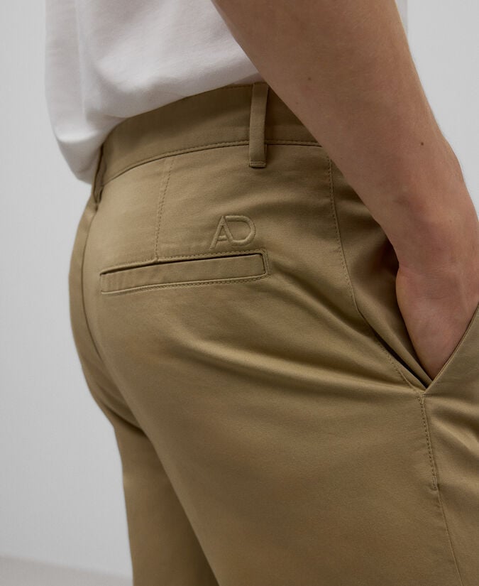 Adolfo dominguez Pantalón chino twill de algodón hombre Rebajas de fin de temporada
