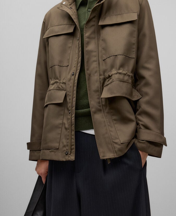 Adolfo dominguez Chaqueta safari bolsillos hombre Precio ultrabajo