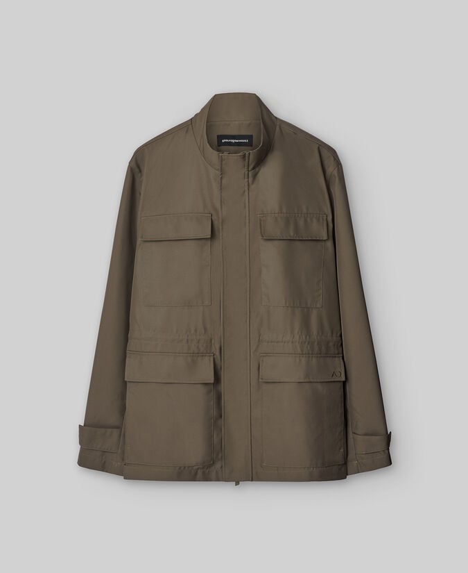 Adolfo dominguez Chaqueta safari bolsillos hombre Precio ultrabajo