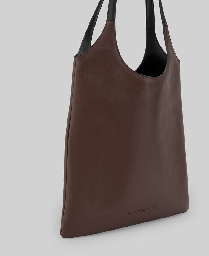 Adolfo dominguez Shopper vertical Piel No Piel mujer En línea