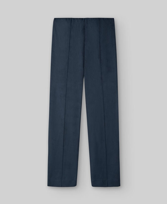 Adolfo dominguez Pantalón tobillero azul marino mujer Oferta especial