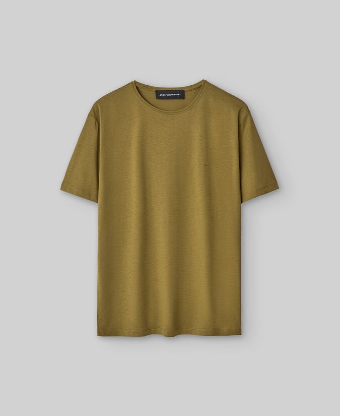 Adolfo dominguez Camiseta lyocell y algodón hombre En oferta