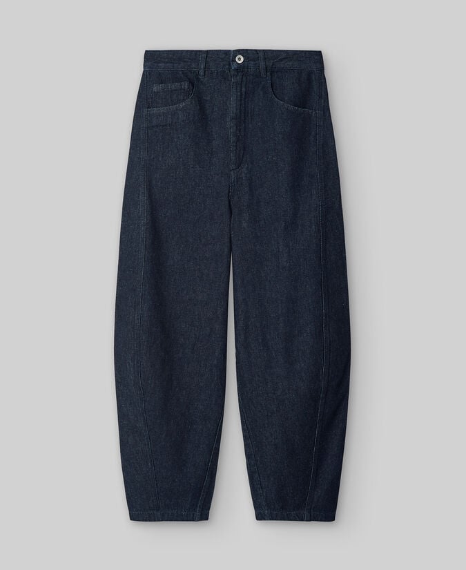 Adolfo dominguez Pantalón banana denim algodón mujer Descuento