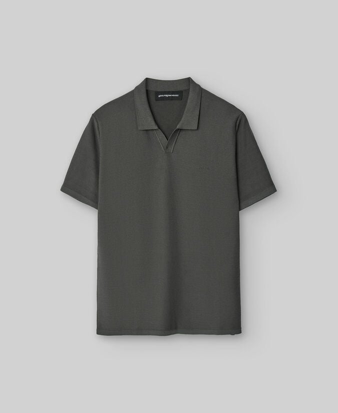 Adolfo dominguez Polo punto estructura cuello pico hombre Envío gratis