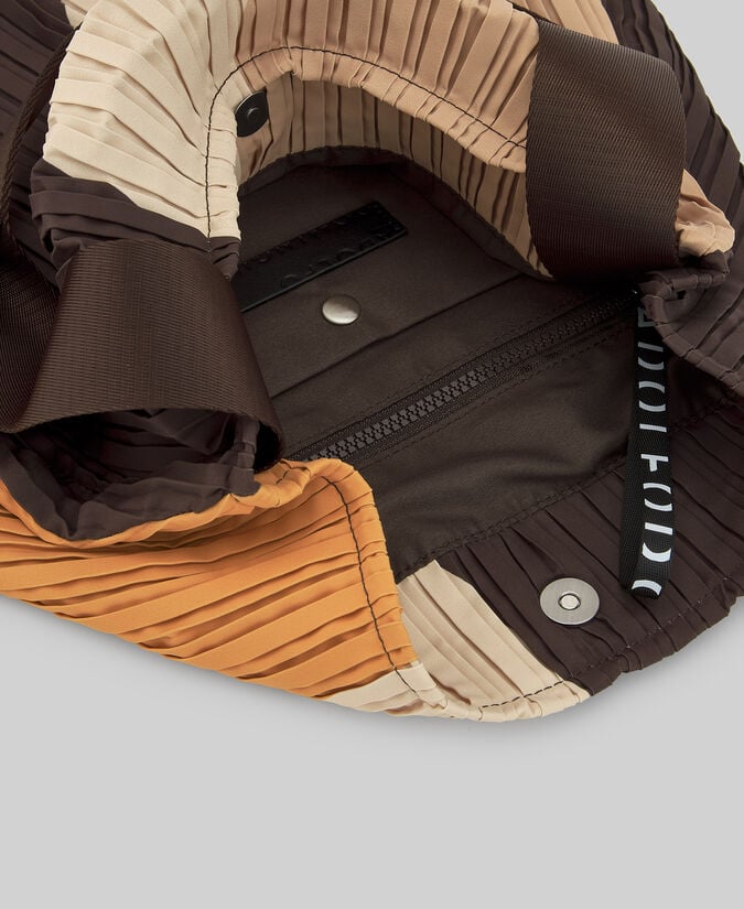 Adolfo dominguez Shopper vertical grande crinkle mujer Promoción por tiempo limitado