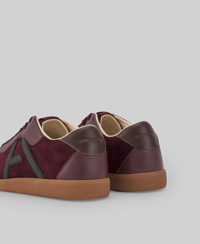 Adolfo dominguez Zapatilla piel y ante maxi logo mujer En oferta