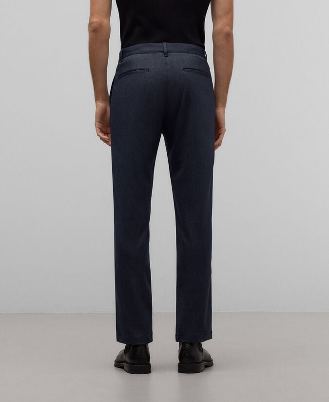 Adolfo dominguez Pantalón chino microtextura hombre Ofertas de temporada