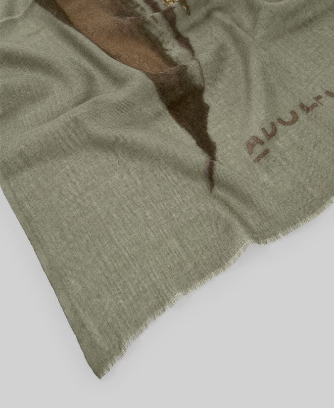 Adolfo dominguez Chal estampado lana merino mujer En oferta