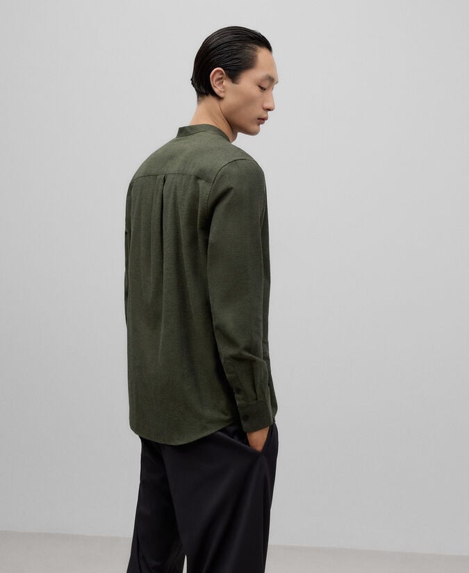 Adolfo dominguez Camisa algodón cuello Mao hombre Últimos 2 días