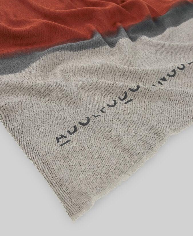 Adolfo dominguez Chal algodón estampado tricolor mujer Superdescuento