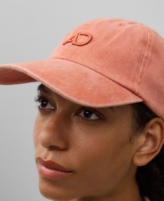 Adolfo dominguez Gorra en denim de algodón naranja mujer Rebajas online