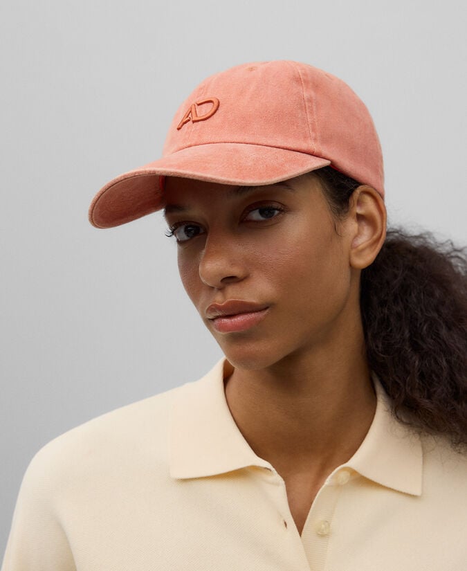 Adolfo dominguez Gorra en denim de algodón naranja mujer Rebajas online