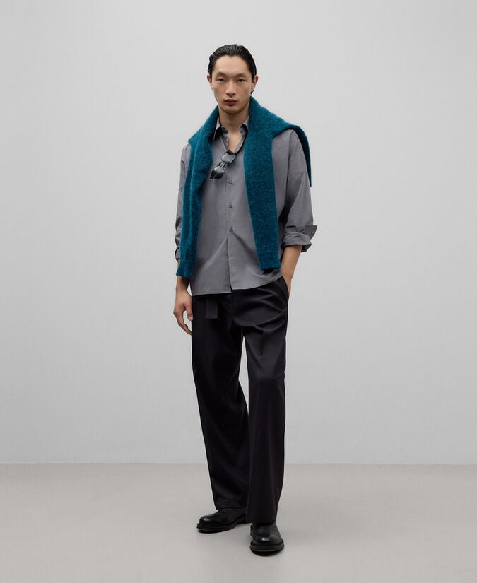 Adolfo dominguez Camisa gris marengo hombre