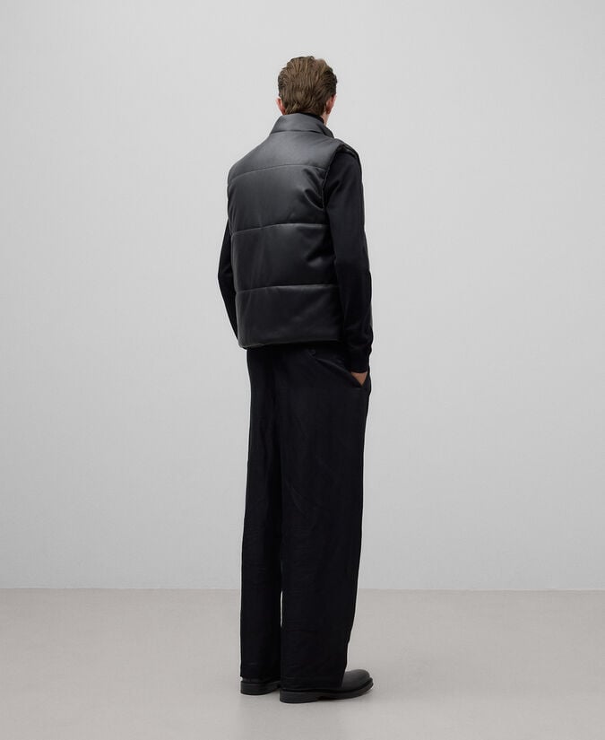 Adolfo dominguez Chaleco reversible Piel No Piel hombre Descuento por venta flash