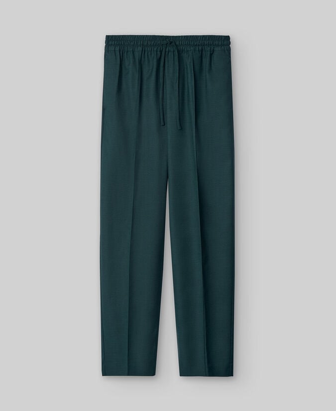Adolfo dominguez Pantalón jogger verde mujer Ventas relámpago
