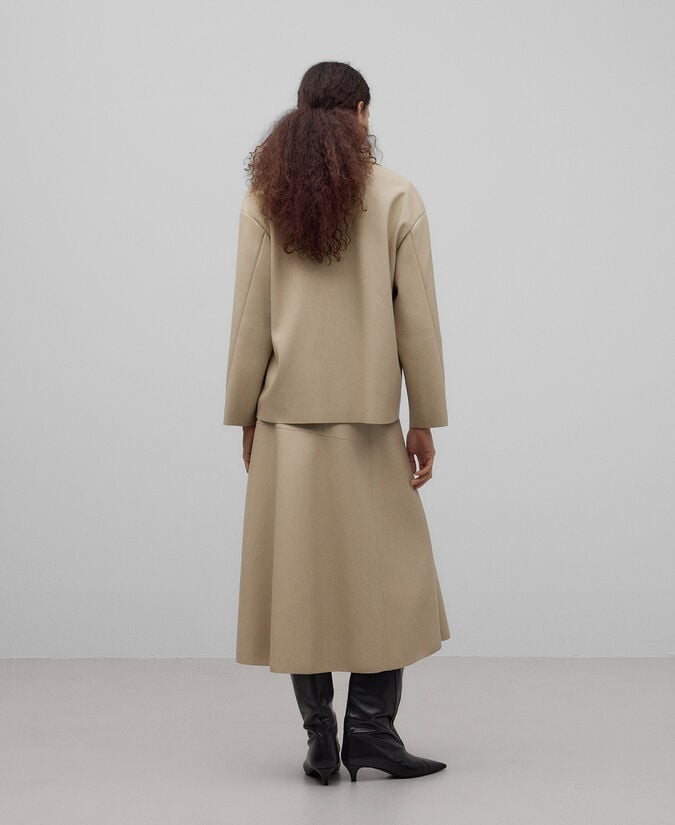 Adolfo dominguez Sobrecamisa oversize Piel No Piel mujer Tienda