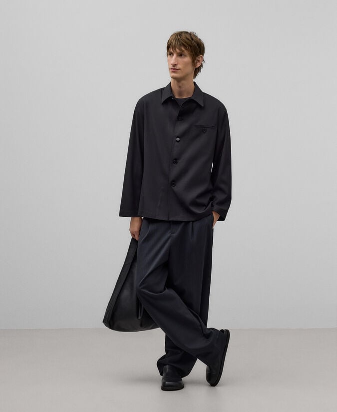 Adolfo dominguez Camisa worker oversize hombre Oferta especial de fábrica