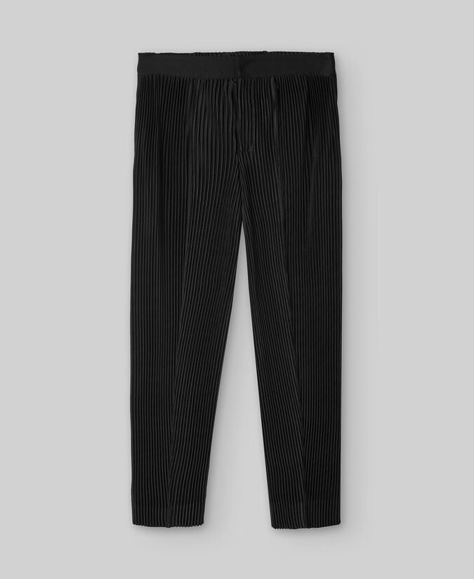 Adolfo dominguez Pantalón carrot fit crinkle negro hombre Tienda de fábrica