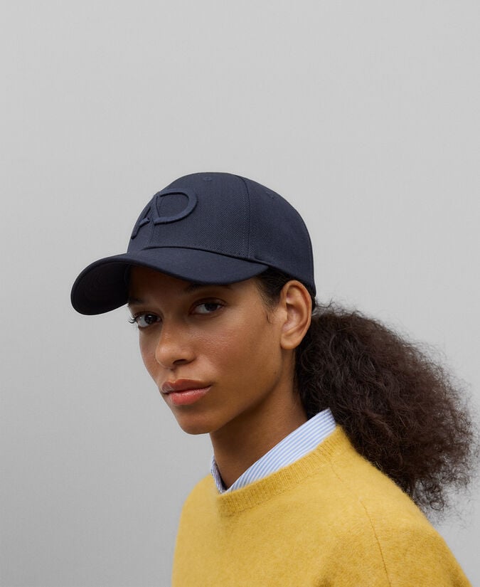 Adolfo dominguez Gorra logo bordado mujer Última moda