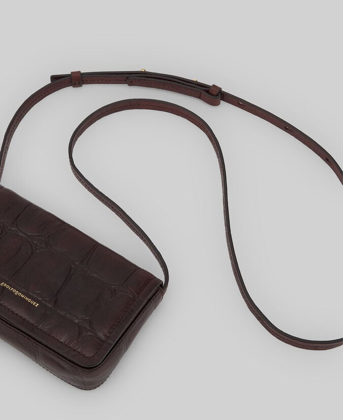 Adolfo dominguez Mini bolso coco piel responsable mujer Mejor oferta