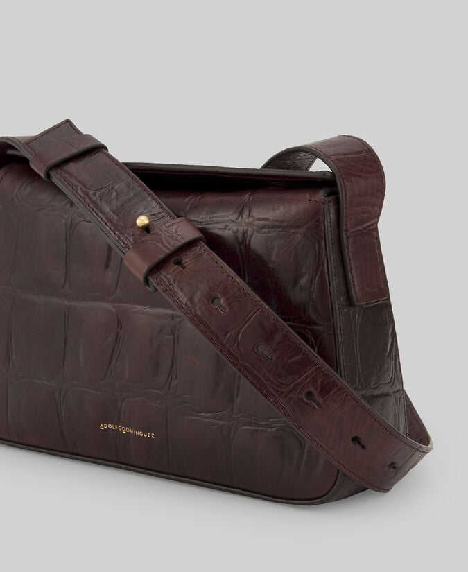 Adolfo dominguez Mini bolso de hombro coco piel mujer Rebajas top