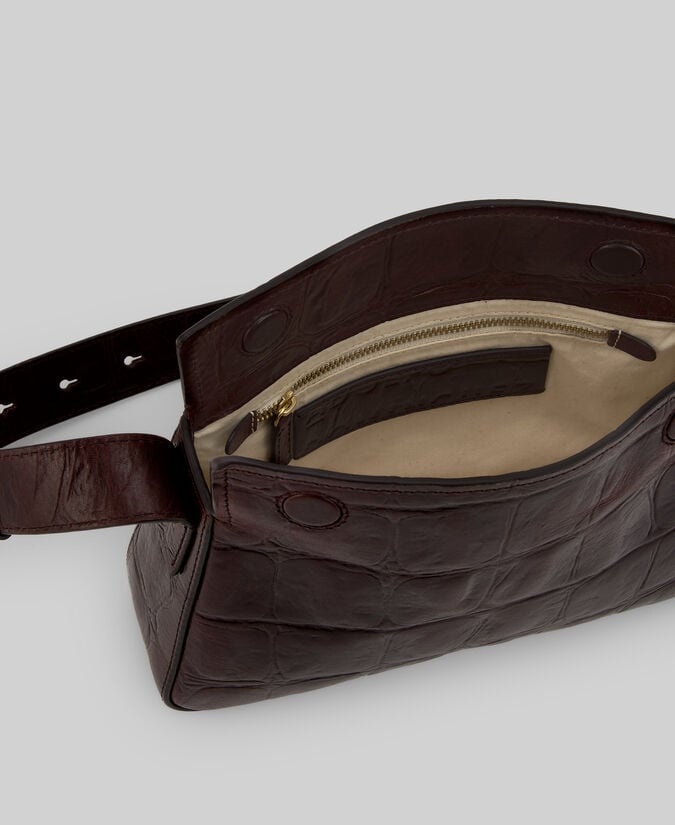 Adolfo dominguez Mini bolso de hombro coco piel mujer Rebajas top