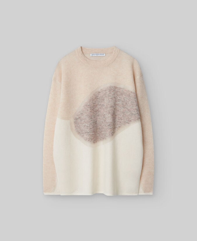 Adolfo dominguez Jersey punto con transparencias mujer Tienda de fábrica