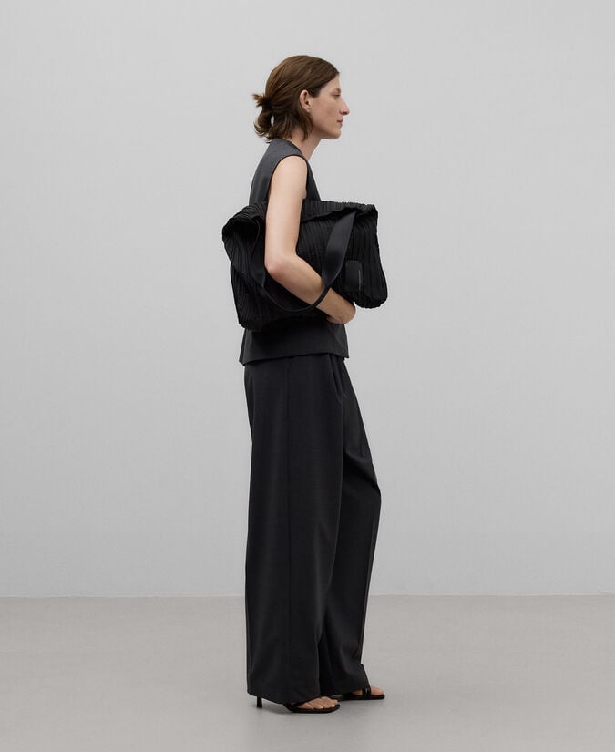 Adolfo dominguez Shopper vertical grande crinkle mujer Devoluciones gratuitas