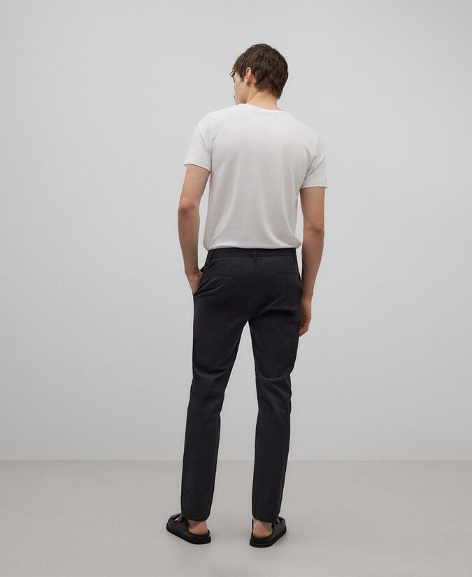 Adolfo dominguez Pantalón chino algodón slim fit hombre Outlet online