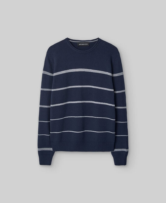 Adolfo dominguez Jersey rayas azul marino hombre En oferta
